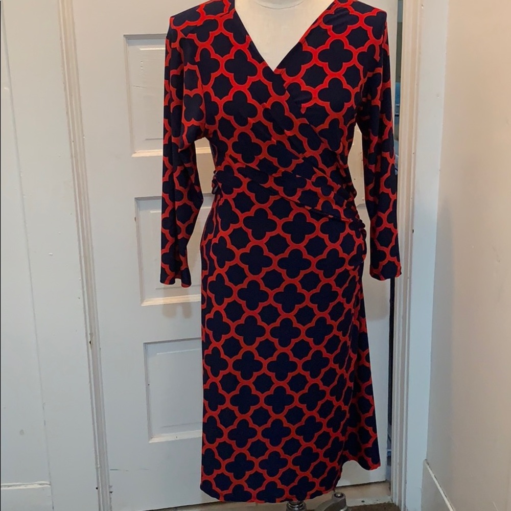 Wrap around flirty pink dress